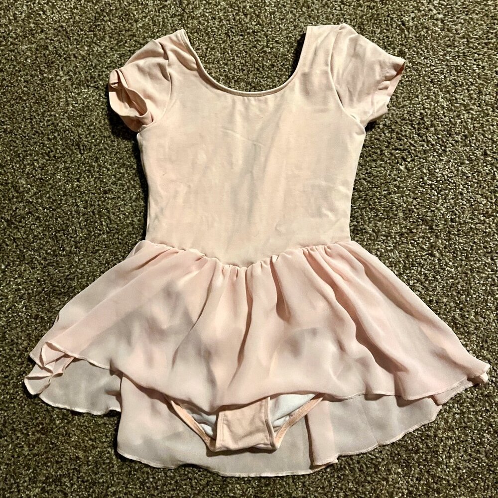 Block Pink Girls Dance Leotard Ballet